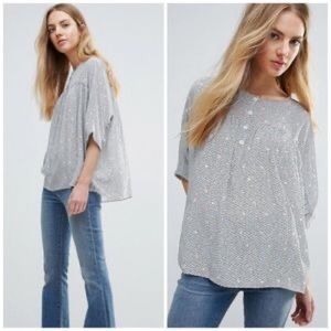 Mih Jeans Zodiac Top in Multi